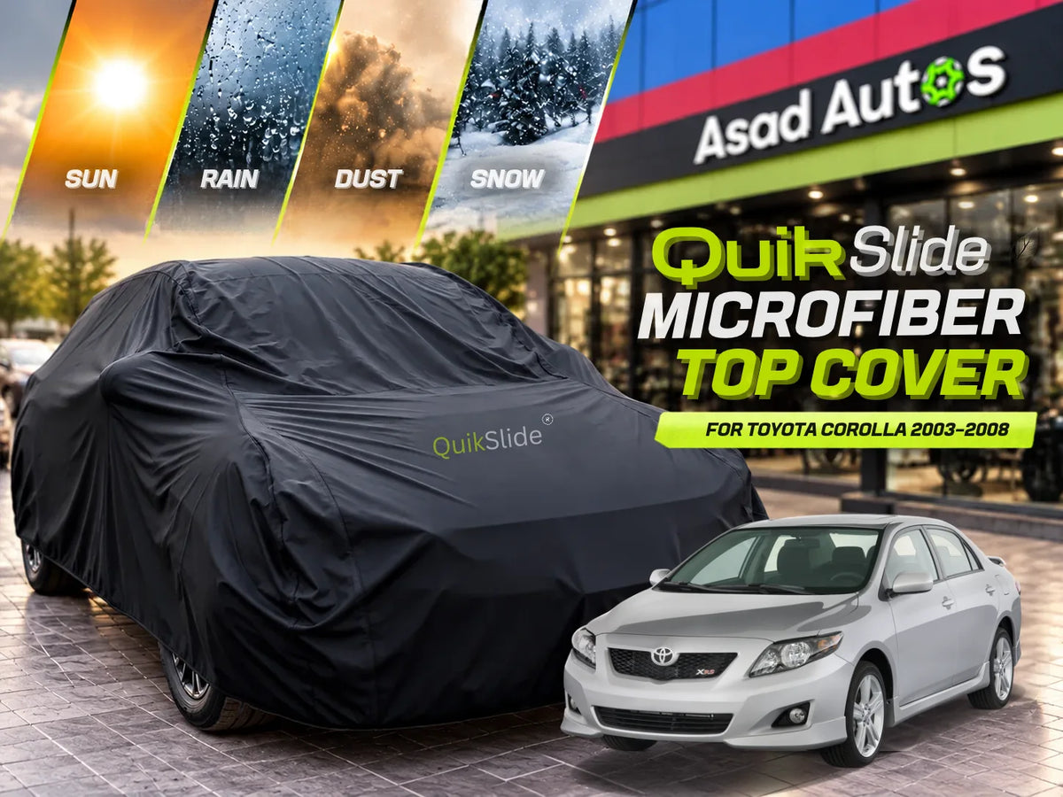 QuikSlide Microfiber Top Cover for Toyota Corolla 2003–2008