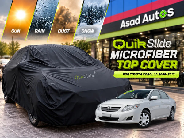 QuikSlide Microfiber Top Cover for Toyota Corolla 2009–2013