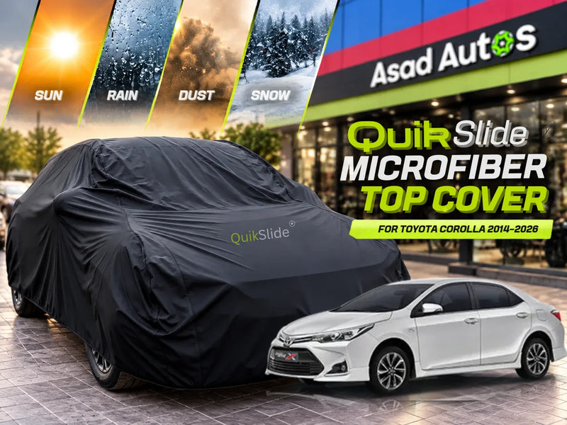 QuikSlide Microfiber Top Cover for Toyota Corolla 2014–2026