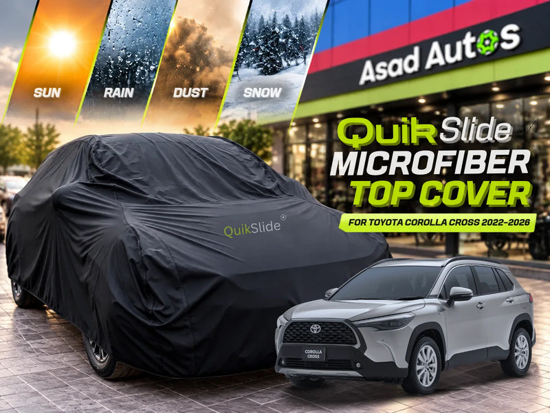 QuikSlide Microfiber Top Cover for Toyota Corolla Cross 2022–2026