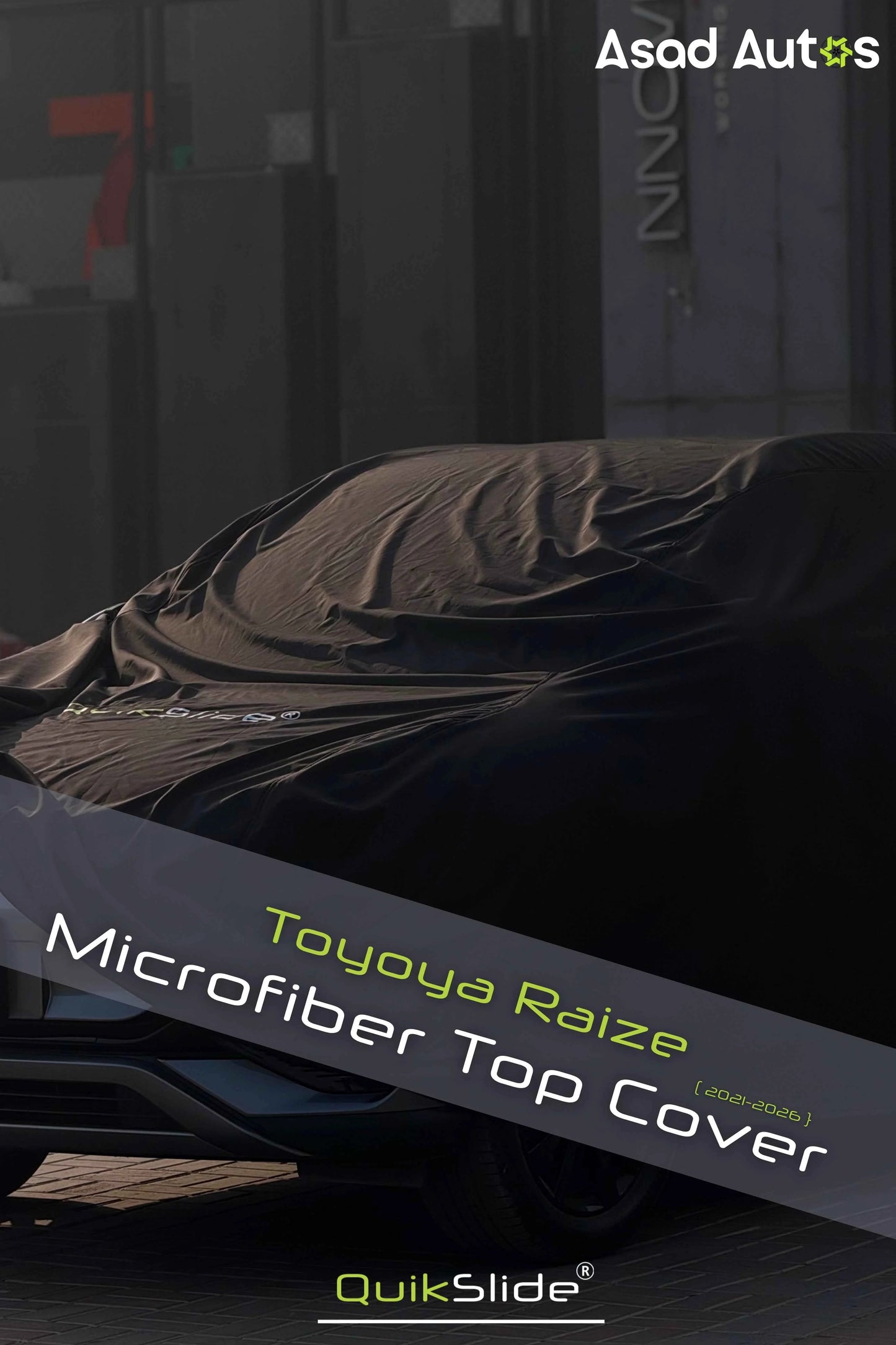 QuikSlide Microfiber Top Cover for Toyota Raize