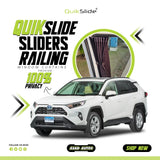 QuikSlide Railing Curtains for Toyota RAV4 Gen5 2019–2025