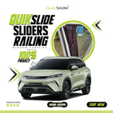QuikSlide Sliders Railing Curtains for BYD Atto 2 2024–2026 Car Window Sun Shades