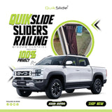 QuikSlide Sliders Railing Curtains for BYD Shark 6 (2024–2026)