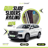 QuikSlide Sliders Railing Curtains for Chery Tiggo 8 2022 - 2023 1st Gen – Premium Sun Protection & Privacy