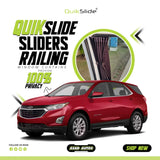 QuikSlide Sliders Railing Curtains for Chevrolet Equinox Gen3 2017-2022