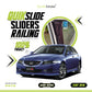 QuikSlide Sliders Railing Curtains for Honda Accord 5th (2002-2008) – Premium Sun Protection & Privacy