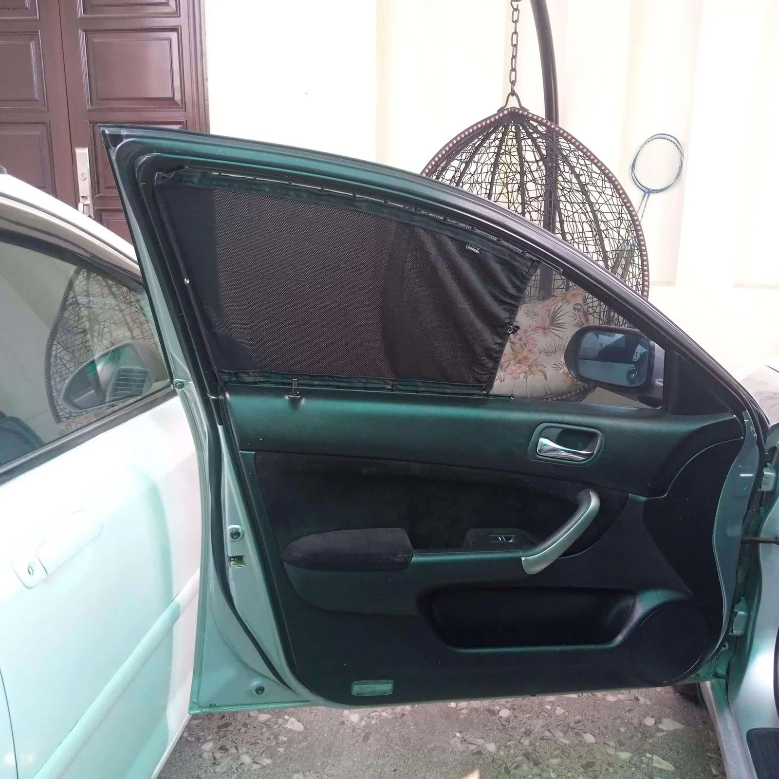 QuikSlide Sliders Railing Curtains for Honda Accord 5th (2002-2008) – Premium Sun Protection & Privacy