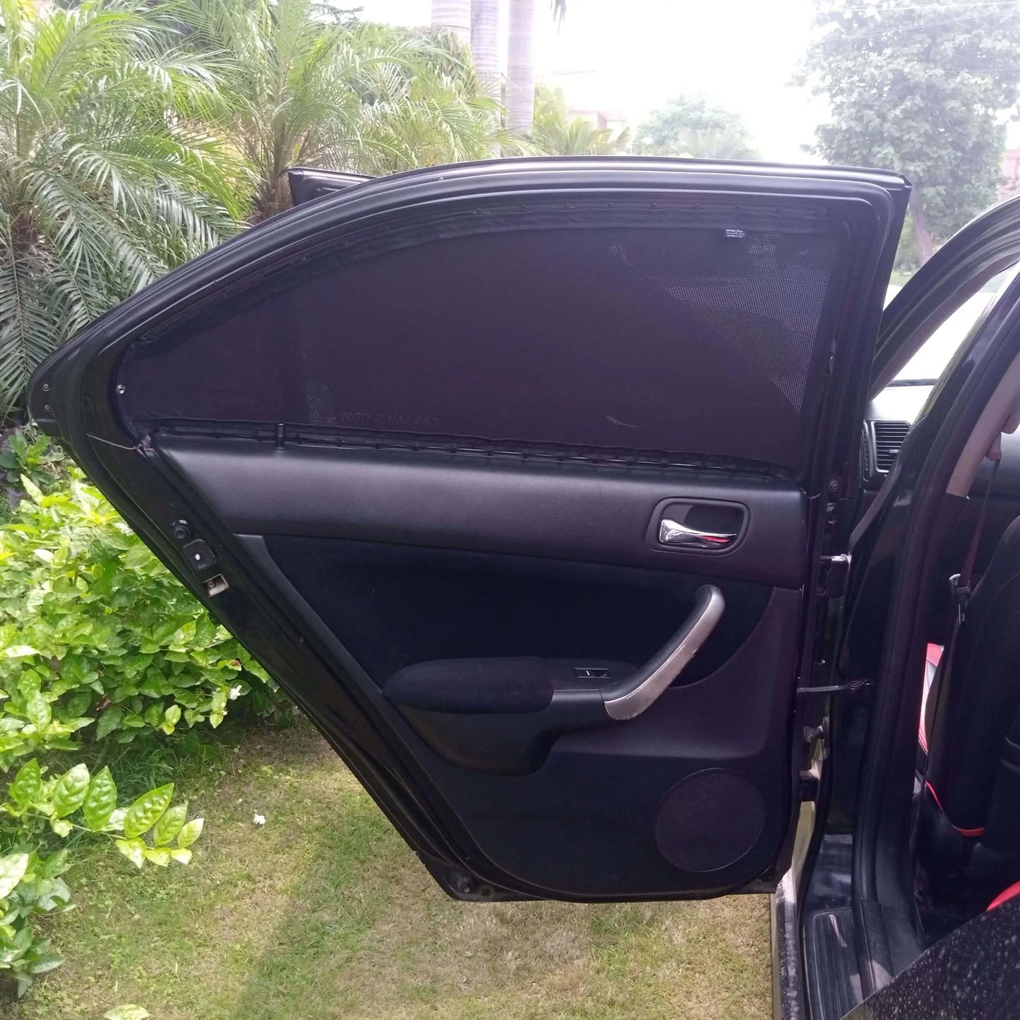 QuikSlide Sliders Railing Curtains for Honda Accord 5th (2002-2008) – Premium Sun Protection & Privacy