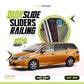 QuikSlide Sliders Railing Curtains for Honda Airwave (2006-2010) 1st Gen – Superior Privacy & Sun Protection
