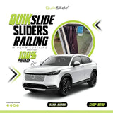 QuikSlide Sliders Railing Curtains for Honda HRV 2022–2025