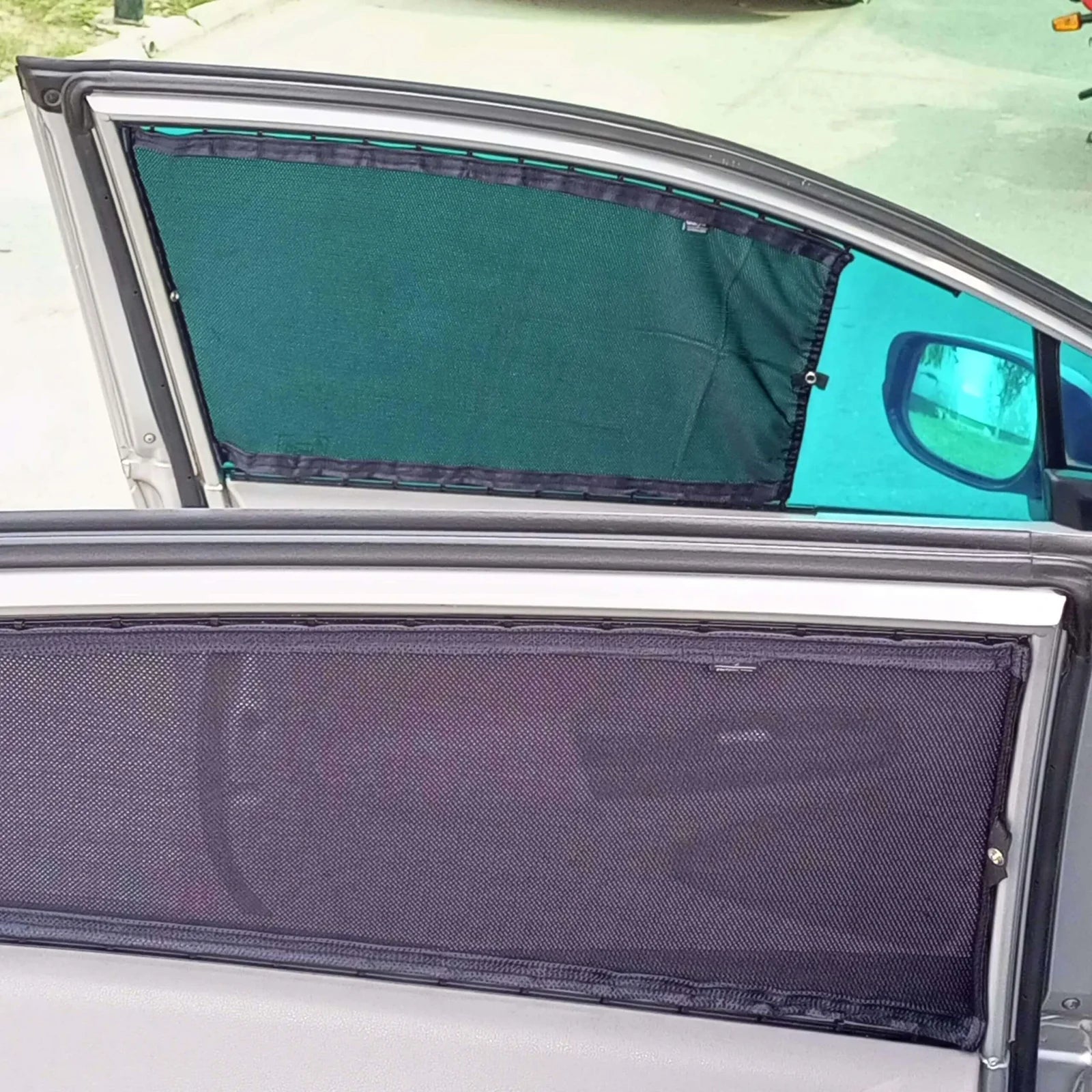 QuikSlide Sliders Railing Curtains for Honda Insight 2nd Gen (2009-2014) – Premium Privacy and Sun Protection