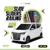QuikSlide Sliders Railing Curtains for Honri VE 3.0 (2024 - 2025) – Premium Car Window Curtains