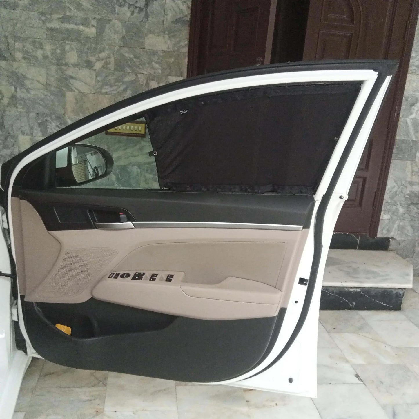 QuikSlide Sliders Railing Curtains for Hyundai Elantra 2021 - 2023 6th
