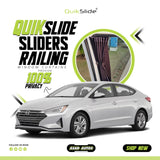 QuikSlide Sliders Railing Curtains for Hyundai Elantra 2021 - 2023 6th
