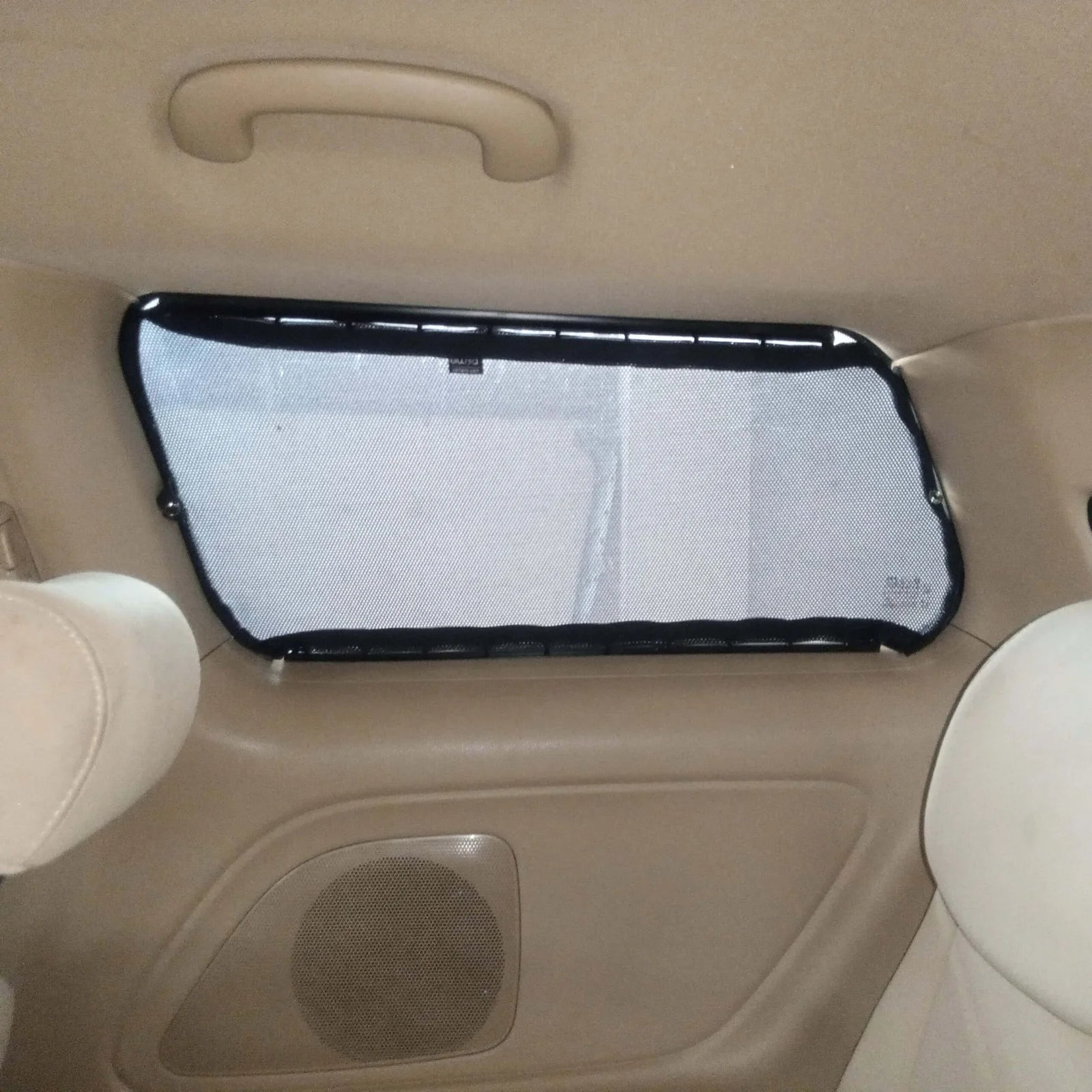 QuikSlide Sliders Railing Curtains for Kia Carnival 3rd Gen (2018-2020) – Superior Privacy and Sun Protection."
