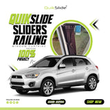 QuikSlide Sliders Railing Curtains for Mitsubishi ASX Gen1 2017-2022