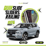 QuikSlide Sliders Railing Curtains for Mitsubishi Outlander Gen4