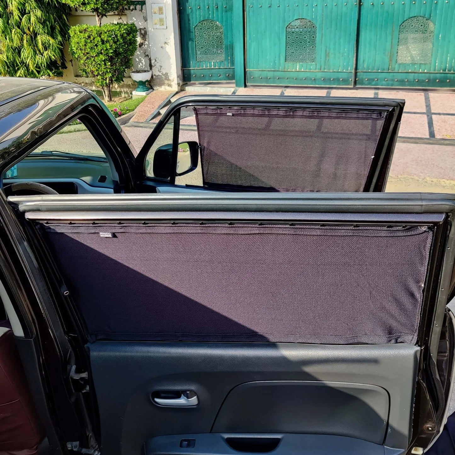 QuikSlide Sliders Railing Curtains for Nissan Moco 2011 - 2016 3rd