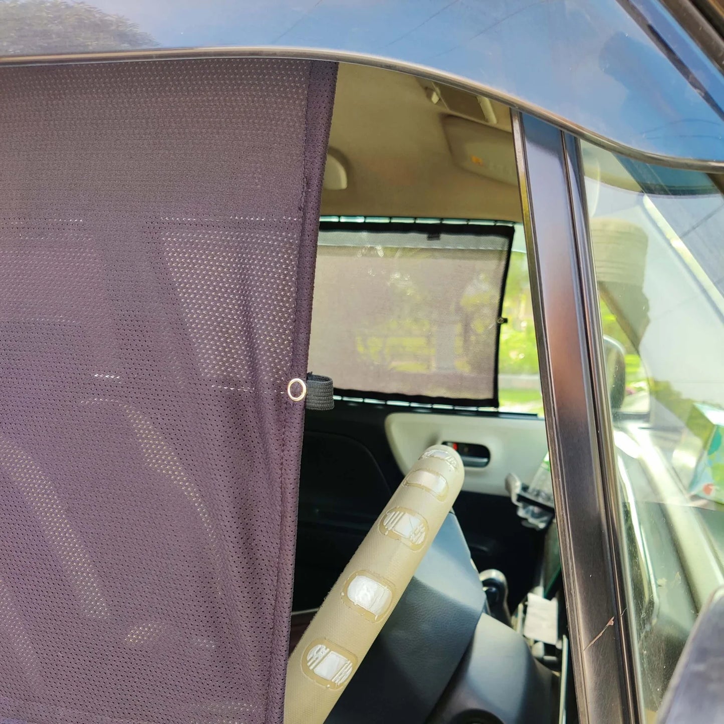 QuikSlide Sliders Railing Curtains for Nissan Moco 2011 - 2016 3rd