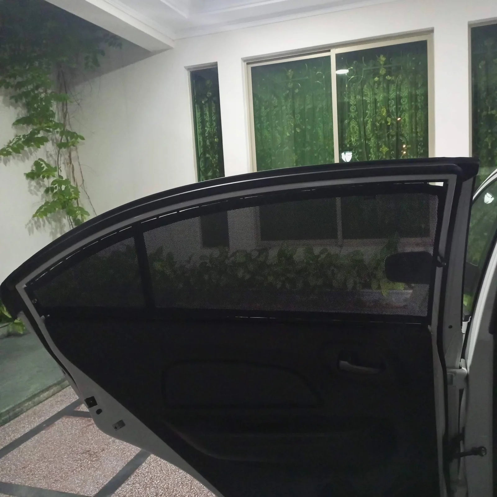 QuikSlide Sliders Railing Curtains for Proton Saga 3rd Gen (2021-2023) – Ultimate Sun Protection and Privacy"