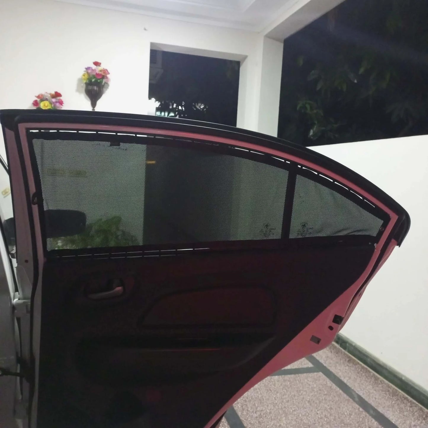 QuikSlide Sliders Railing Curtains for Proton Saga 3rd Gen (2021-2023) – Ultimate Sun Protection and Privacy"