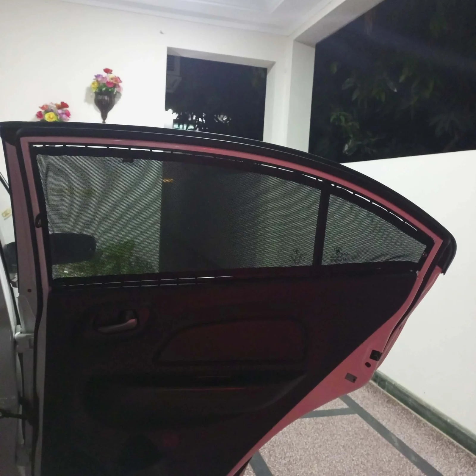 QuikSlide Sliders Railing Curtains for Proton Saga 3rd Gen (2021-2023) – Ultimate Sun Protection and Privacy"