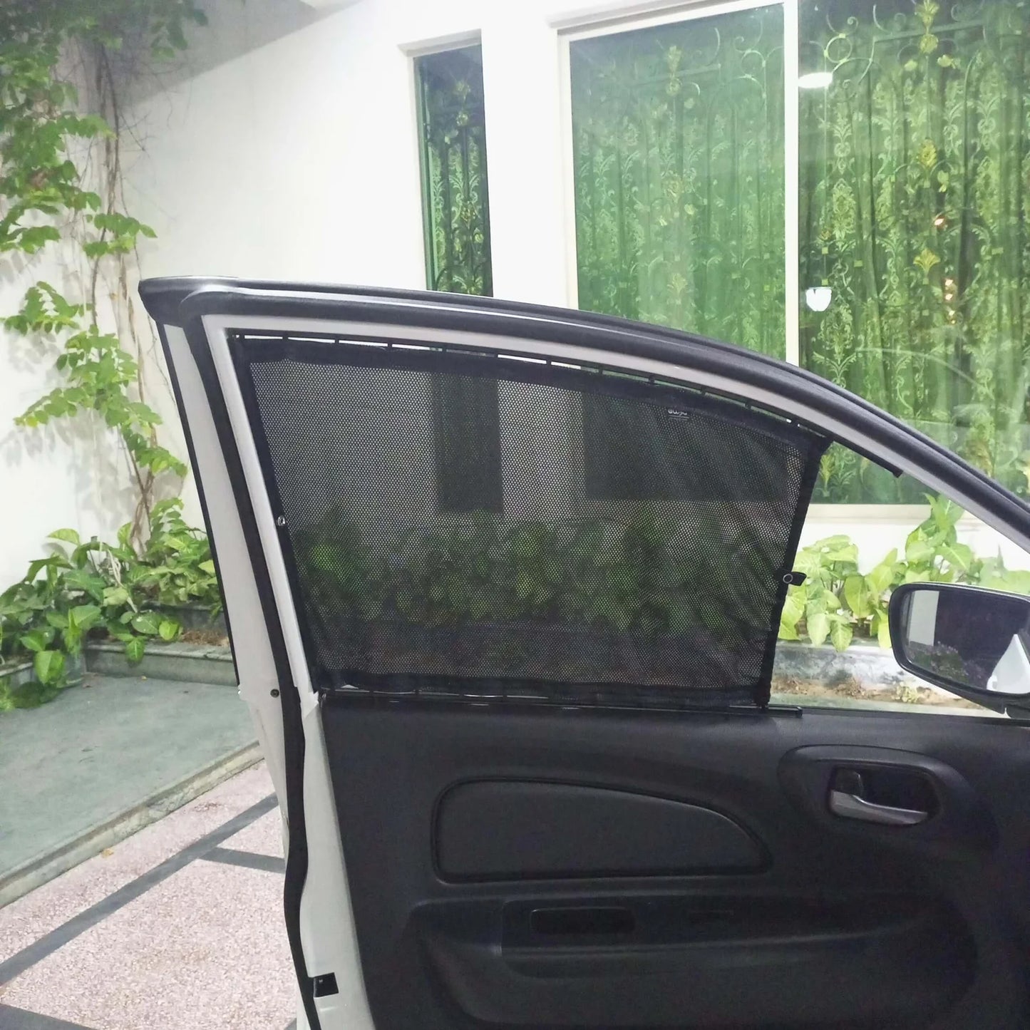 QuikSlide Sliders Railing Curtains for Proton Saga 3rd Gen (2021-2023) – Ultimate Sun Protection and Privacy"