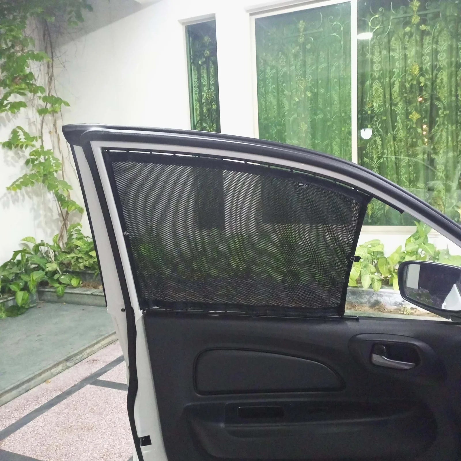 QuikSlide Sliders Railing Curtains for Proton Saga 3rd Gen (2021-2023) – Ultimate Sun Protection and Privacy"