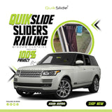 QuikSlide Sliders Railing Curtains for Range Rover Gen4 L405 2013–2021 Car Window Sun Shades