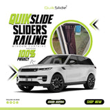 QuikSlide Sliders Railing Curtains for Range Rover Sport Gen2 2013–2022 Car Window Sun Shades