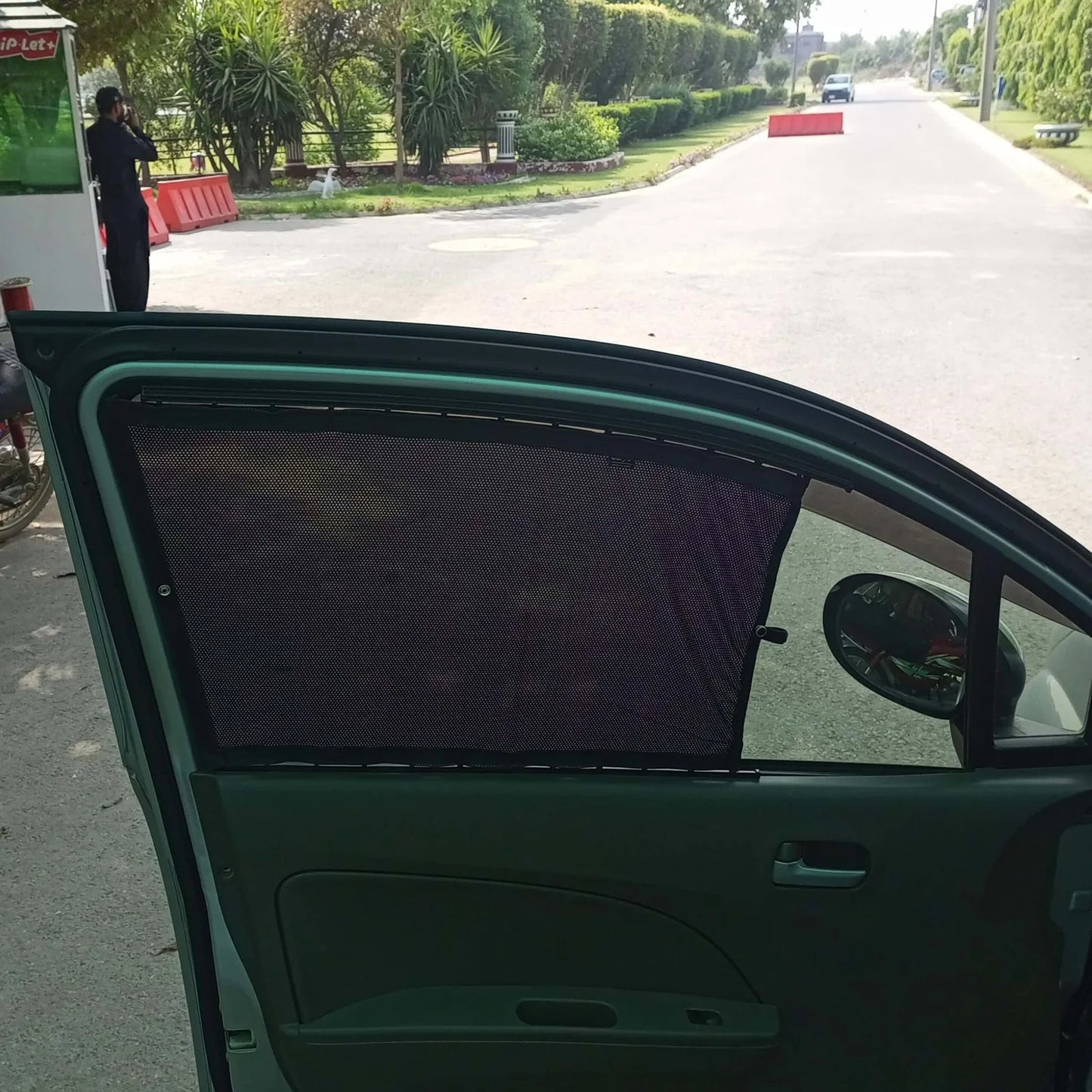 QuikSlide Sliders Railing Curtains for Suzuki Alto 7th Gen (2009-2014) – Premium Sun Protection and Privacy