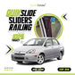 QuikSlide Sliders Railing Curtains for Suzuki Liana 1st Gen (2006-2014) – Premium Privacy and Sun Protection