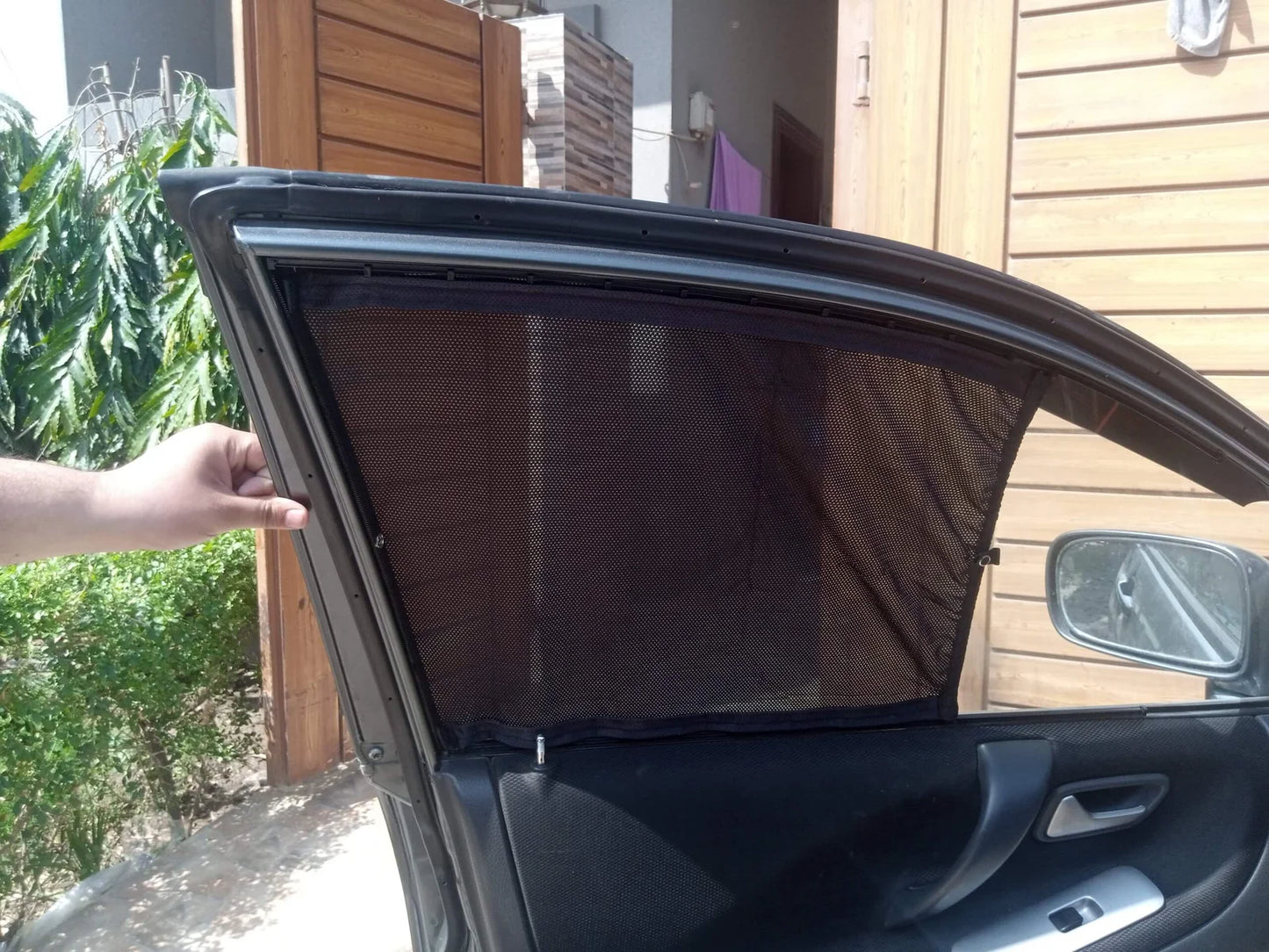 QuikSlide Sliders Railing Curtains for Suzuki Liana 1st Gen (2006-2014) – Premium Privacy and Sun Protection