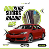 QuikSlide Sliders Railing Curtains for Toyota Camry XV50 (2012–2017) – Premium Sunshade Window Curtains