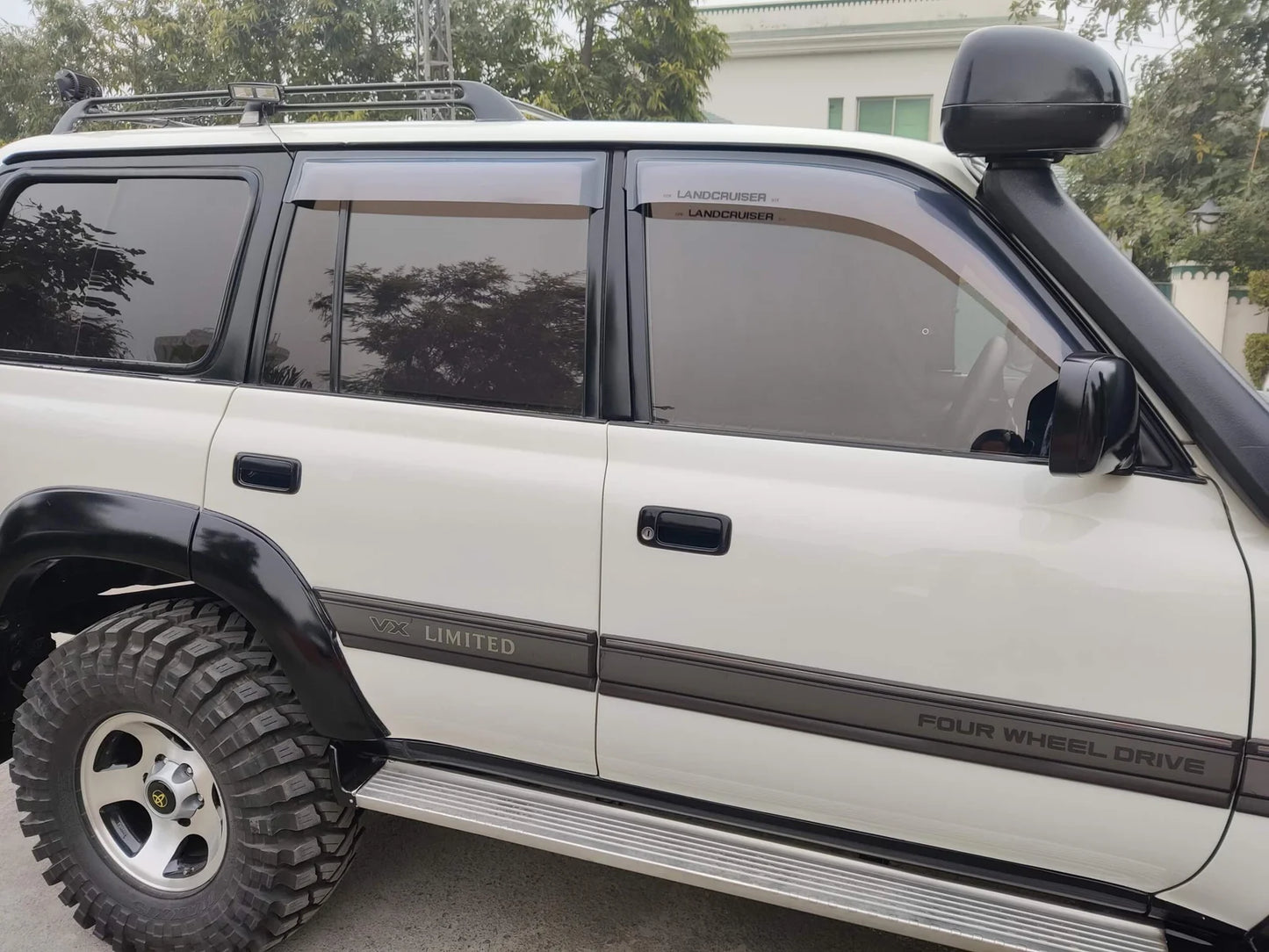 QuikSlide Sliders Railing Curtains for Toyota Land Cruiser J80 (1990-1997) – Premium Privacy and Sun Protection"