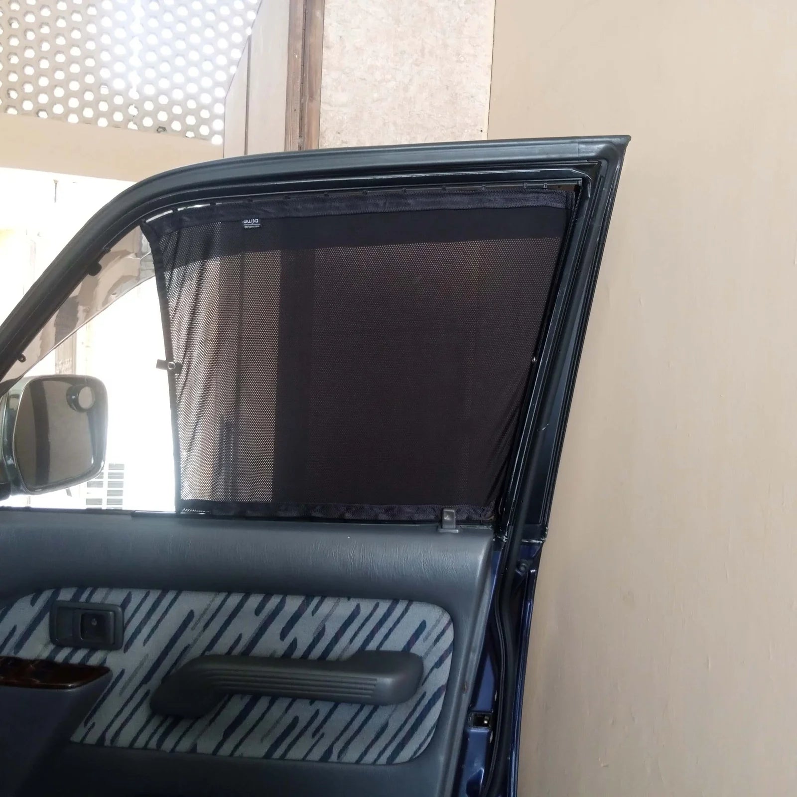 QuikSlide Sliders Railing Curtains for Toyota Prado J90 (1996-2002) – Premium Privacy and Sun Protection"
