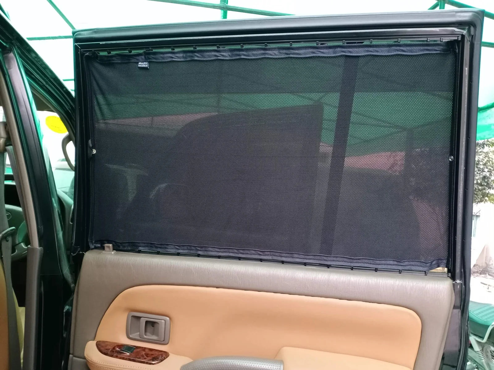 QuikSlide Sliders Railing Curtains for Toyota Prado J90 (1996-2002) – Premium Privacy and Sun Protection"
