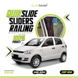 QuikSlide Sliders Railing Curtains for United Bravo Gen1 (2018–2025) – Premium Sun Protection & Privacy Car Curtains