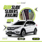 QuikSlide Sliders Railing Curtains installed in Honda BR-V 2017-2023 (1st Gen)"
