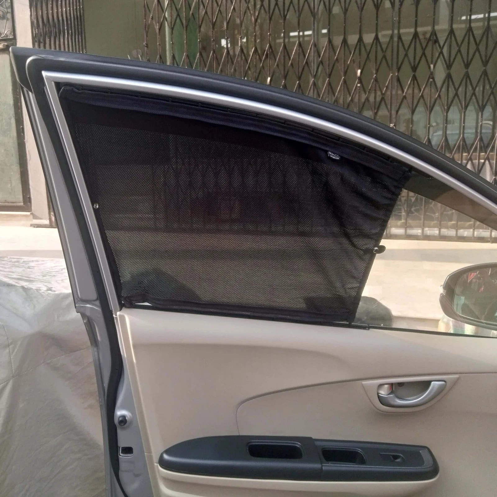 QuikSlide Sliders Railing Curtains installed in Honda BR-V 2017-2023 (1st Gen)"
