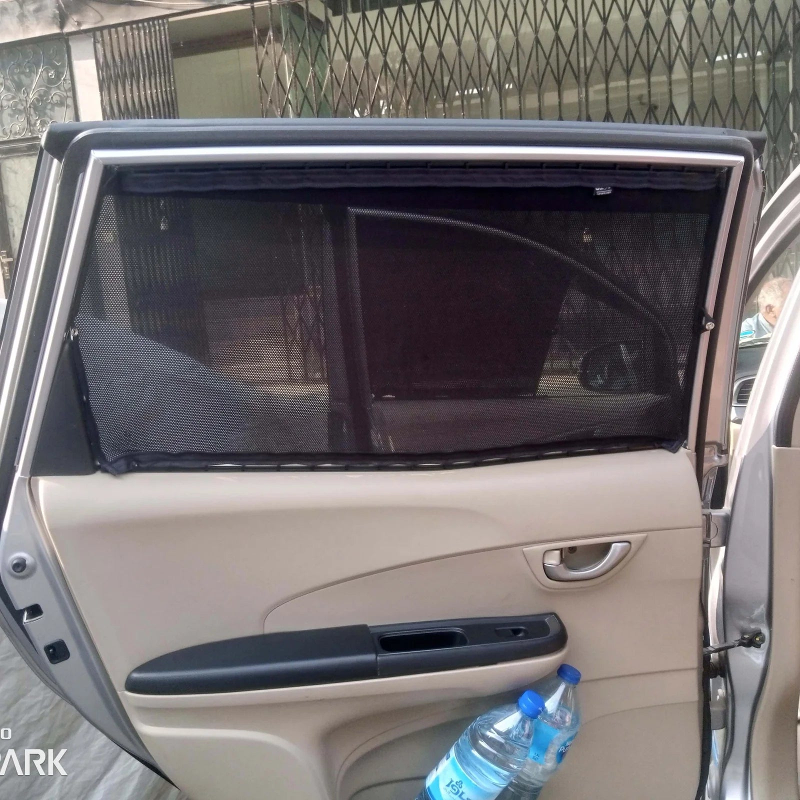 QuikSlide Sliders Railing Curtains installed in Honda BR-V 2017-2023 (1st Gen)"
