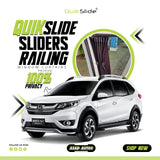 QuikSlide Sliders Railing Curtains installed in Honda BR-V 2017-2023 (1st Gen)"
