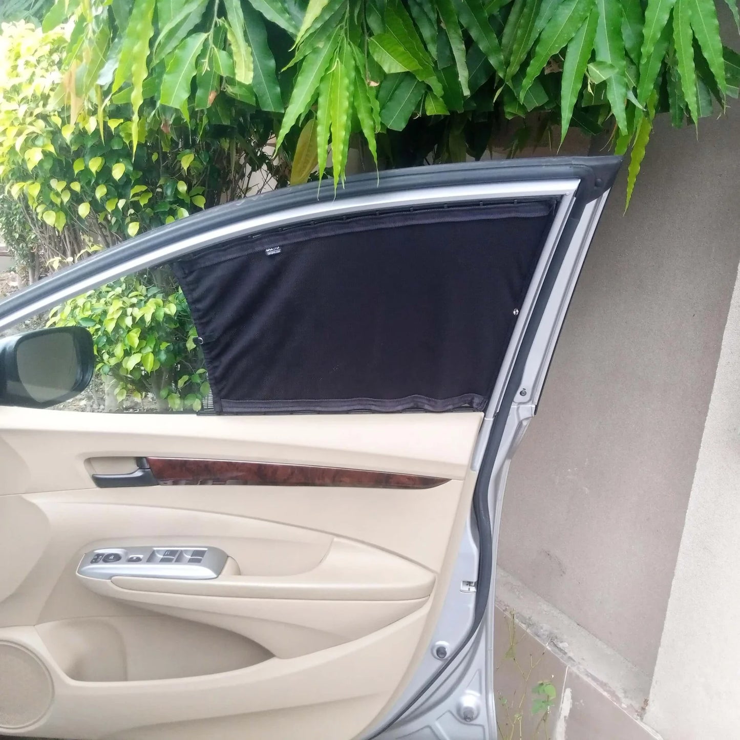 QuikSlide Sliders Railing Curtains installed in Honda City 2009-2020 (5th Gen)"
