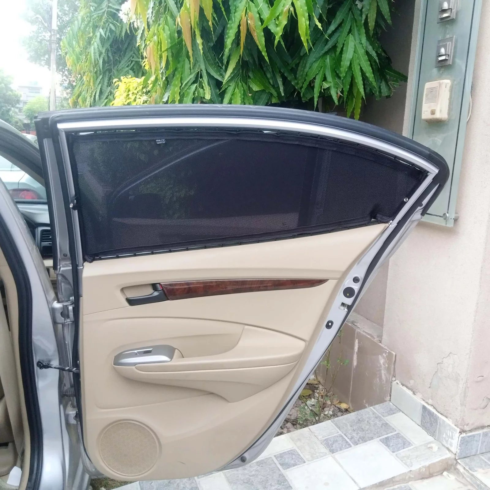 QuikSlide Sliders Railing Curtains installed in Honda City 2009-2020 (5th Gen)"
