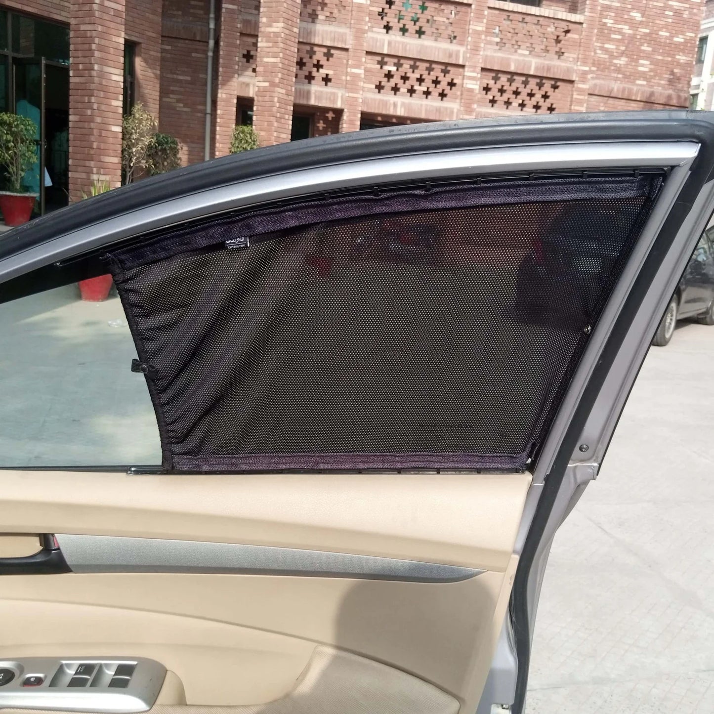 QuikSlide Sliders Railing Curtains installed in Honda City 2009-2020 (5th Gen)"
