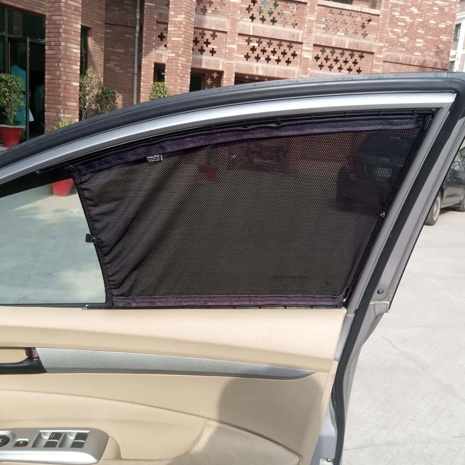 QuikSlide Sliders Railing Curtains installed in Honda City 2009-2020 (5th Gen)"
