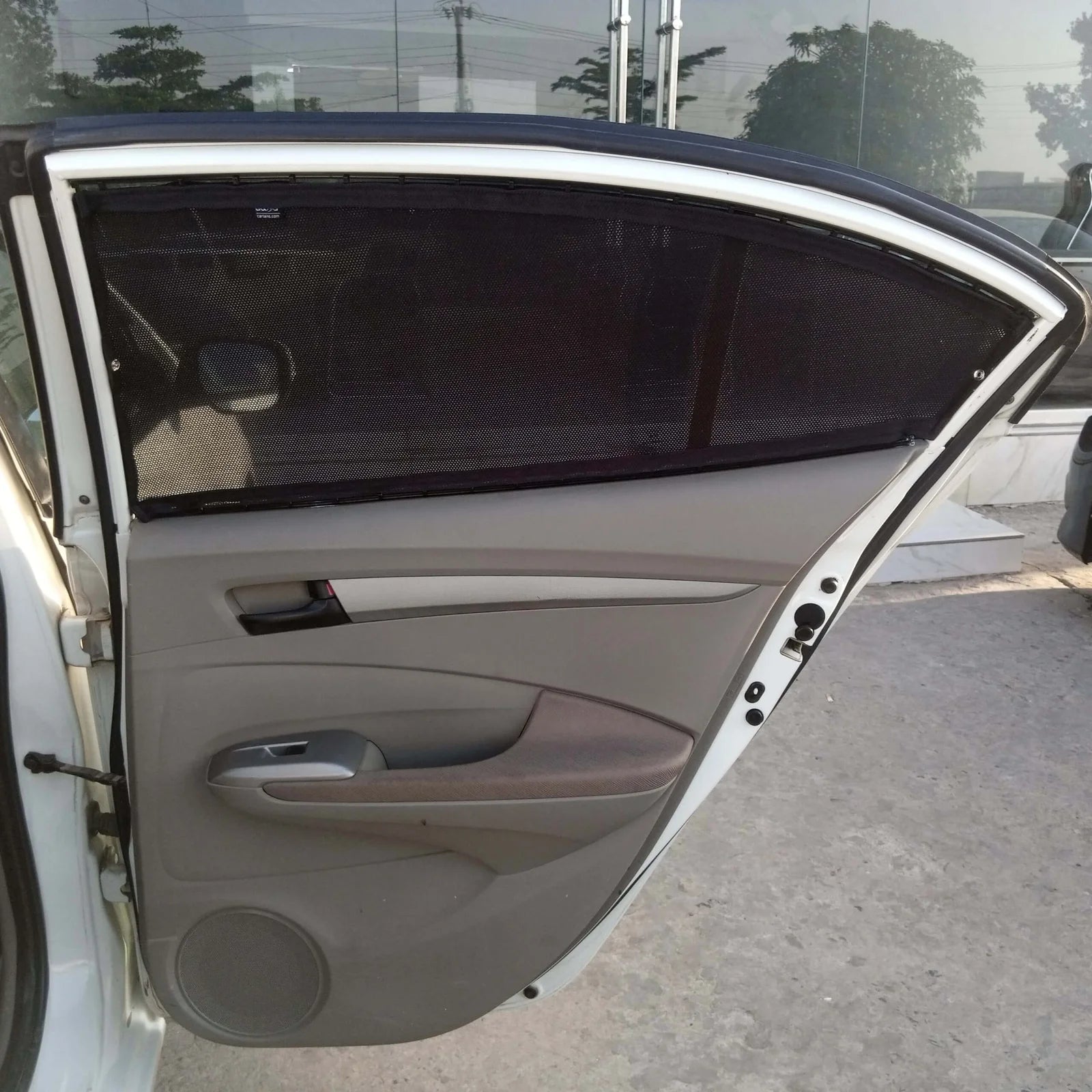 QuikSlide Sliders Railing Curtains installed in Honda City 2009-2020 (5th Gen)"
