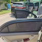 QuikSlide Sliders Railing Curtains installed in Toyota Corolla 2008-2013 (9th Gen)"
