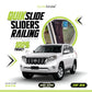 QuikSlide Sliders Railing Curtains installed in Toyota Prado 2010-2023 (J150)"
